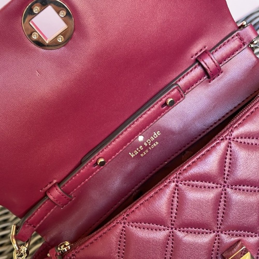 Kate Spade Natalia Crossbody Blackberry Preserve - Picture 10 of 15